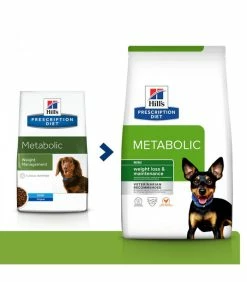 HILL'S Pet Nutrition Croquettes METABOLIC MINI POULET Chien Sac 6 Kg - Prescription Diet
