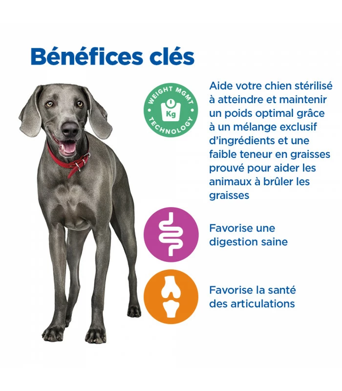 HILL'S Pet Nutrition Croquettes Canine Multibenefits Weight Adult Large Breed Poulet 14 Kg - Vet Essentials 4 HILL'S Pet Nutrition Croquettes Canine Multibenefits Weight Adult Large Breed Poulet 14 Kg - Vet Essentials â Image 4