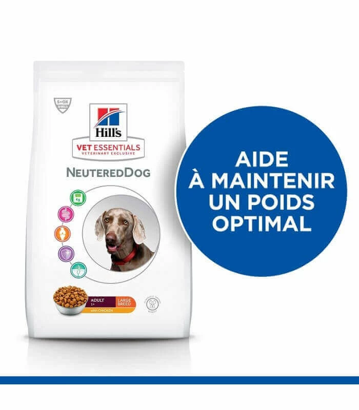 HILL'S Pet Nutrition Croquettes NEUTERED ADULT LARGE POULET Chien Sac 12 Kg - Vet Essentials 2 HILL'S Pet Nutrition Croquettes NEUTERED ADULT LARGE POULET Chien Sac 12 Kg - Vet Essentials â Image 2
