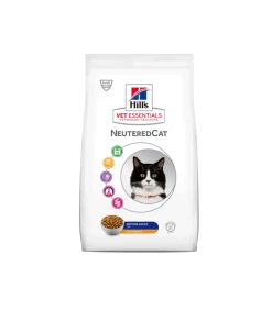HILL'S Pet Nutrition Croquettes NEUTERED MATURE ADULT 7+ POULET Chat Sac 2,5 Kg - Vet Essentials