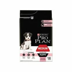 Purina Croquettes OPTIDERMA MEDIUM PUPPY SAUMON Chien Sac 12 Kg - Pro Plan