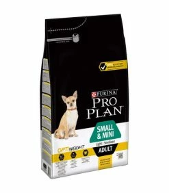 Purina Croquettes OPTIWEIGHT SMALL&MINI ADULT LIGHT STERILISED POULET Chien Sac 7 Kg - Pro Plan