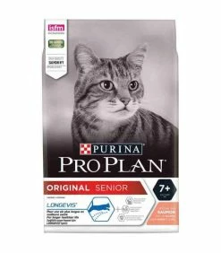 Purina Croquettes ORIGINAL SENIOR LONGEVIS SAUMON Chat Sac 3 Kg - Pro Plan