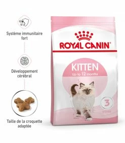 ROYAL CANIN Croquettes CAT KITTEN Sac 4 Kg - Veterinary Care Nutrition -alimentation chats boutique croquettes pediatric growth chat sac 4 kg veterinary care nutrition 9