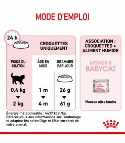 ROYAL CANIN Croquettes Cat Mother And Babycat Chat Sac 2 Kg - Veterinary Care Nutrition 13 ROYAL CANIN Croquettes Cat Mother And Babycat Chat Sac 2 Kg - Veterinary Care Nutrition -alimentation chats boutique croquettes pediatric weaning chat sac 2 kg veterinary care nutrition 13