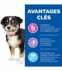 HILL'S Pet Nutrition Croquettes PUPPY GROWTH ACTIVE BIOME+ LARGE POULET Chien Sac 14 Kg - Vet Essentials -alimentation chats boutique croquettes puppy growth active biome large poulet chien sac 14 kg vet essentials 2