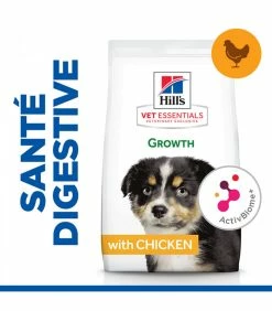 HILL'S Pet Nutrition Croquettes PUPPY GROWTH ACTIVE BIOME+ LARGE POULET Chien Sac 14 Kg - Vet Essentials -alimentation chats boutique croquettes puppy growth active biome large poulet chien sac 14 kg vet essentials 3