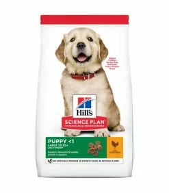 HILL'S Pet Nutrition Croquettes PUPPY LARGE POULET Chiot Sac 16 Kg - Science Plan
