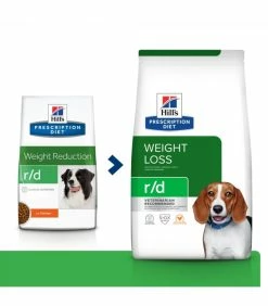 HILL'S Pet Nutrition Croquettes R/D WEIGHT LOSS Chien Sac 10 Kg - Prescription Diet