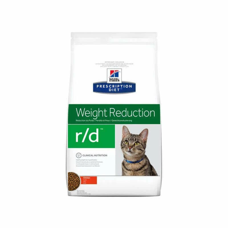 HILL'S Pet Nutrition Croquettes R/D WEIGHT REDUCTION POULET Chat Sac 5 Kg - Prescription Diet 1 HILL'S Pet Nutrition Croquettes R/D WEIGHT REDUCTION POULET Chat Sac 5 Kg - Prescription Diet