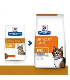HILL'S Pet Nutrition Croquettes S/D URINARY POULET Chat Sac 3 Kg - Prescription Diet