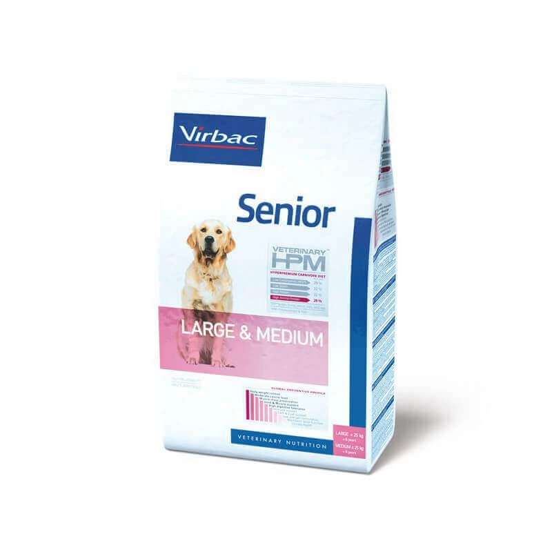 Virbac Croquettes SENIOR MEDIUM & LARGE Chien Sac 3 Kg - Veterinary HPM 1 Virbac Croquettes SENIOR MEDIUM & LARGE Chien Sac 3 Kg - Veterinary HPM