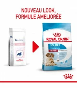 ROYAL CANIN Croquettes STARTER MEDIUM Chien Sac 15 Kg - Veterinary Care Nutrition