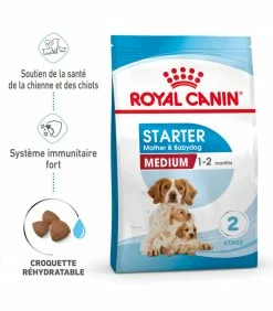 ROYAL CANIN Croquettes STARTER MEDIUM Chien Sac 15 Kg - Veterinary Care Nutrition 17 ROYAL CANIN Croquettes STARTER MEDIUM Chien Sac 15 Kg - Veterinary Care Nutrition -alimentation chats boutique croquettes starter medium chien sac 12 kg veterinary care nutrition 9