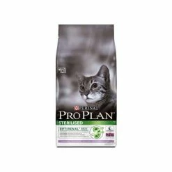 Purina Croquettes STERILISED OPTIRENAL DINDE Chat Sac 10 Kg - Pro Plan