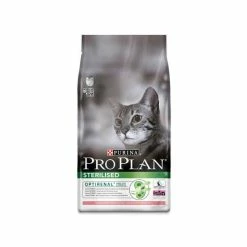 Purina Croquettes STERILISED OPTIRENAL SAUMON Chat Sac 10 Kg - Pro Plan