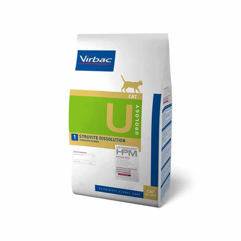 Virbac Croquettes UROLOGY STRUVITE DISSOLUTION Chat Sac 1.5 Kg - Veterinary HPM 1 Virbac Croquettes UROLOGY STRUVITE DISSOLUTION Chat Sac 1.5 Kg - Veterinary HPM