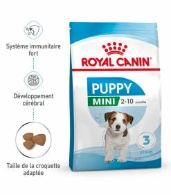 ROYAL CANIN Croquettes DOG MINI PUPPY Chien Sac 8 Kg - Veterinary Care Nutrition -alimentation chats boutique croquettes veterinary care nutrition junior thickbox chien sac 2 kg 20