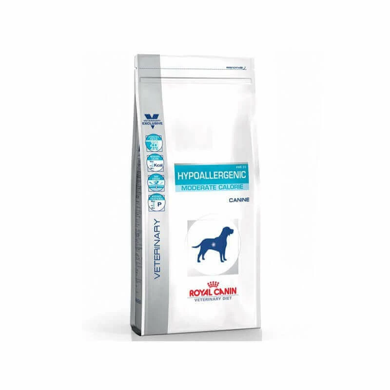 ROYAL CANIN Croquettes HYPOALLERGENIC MODERATE CALORIE Chien Sac 7 Kg - Veterinary Diet 1 ROYAL CANIN Croquettes HYPOALLERGENIC MODERATE CALORIE Chien Sac 7 Kg - Veterinary Diet