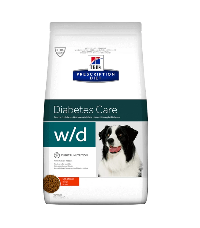 HILL'S Pet Nutrition Croquettes W/D DIABETES POULET Chien Sac 1,5 Kg - Prescription Diet 1 HILL'S Pet Nutrition Croquettes W/D DIABETES POULET Chien Sac 1,5 Kg - Prescription Diet