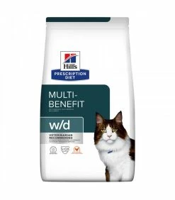 HILL'S Pet Nutrition Croquettes W/D MULTI-BENEFIT POULET Chat Sac 1.5 Kg - Prescription Diet -alimentation chats boutique croquettes wd multi benefit poulet chat sac 1 5 kg prescription diet 2