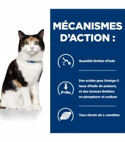 HILL'S Pet Nutrition Croquettes Y/D THYROID POULET Chat Sac 1.5 Kg - Prescription Diet -alimentation chats boutique croquettes yd thyroid poulet chat sac 15 kg prescription diet 6