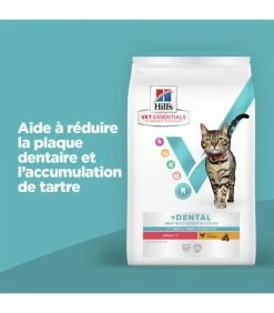 HILL'S Pet Nutrition Croquettes Feline Multi-Benefit Dental Adult Poulet Sac 1.5 Kg - Vet Essentials