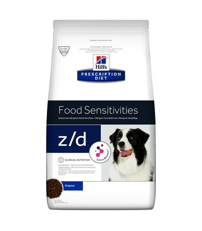 HILL'S Pet Nutrition Croquettes Z/D FOOD SENSITIVITIES Chien Sac 3 Kg - Prescription Diet 1 HILL'S Pet Nutrition Croquettes Z/D FOOD SENSITIVITIES Chien Sac 3 Kg - Prescription Diet
