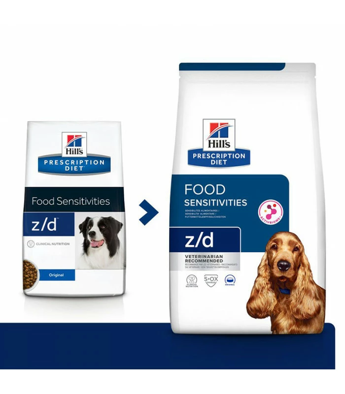 HILL'S Pet Nutrition Croquettes Z/D FOOD SENSITIVITIES Chien Sac 8 Kg - Prescription Diet 2 HILL'S Pet Nutrition Croquettes Z/D FOOD SENSITIVITIES Chien Sac 8 Kg - Prescription Diet – Image 2