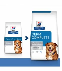 HILL'S Pet Nutrition Croquettes DERM COMPLETE Chien Sac 1.5 Kg - Prescription Diet