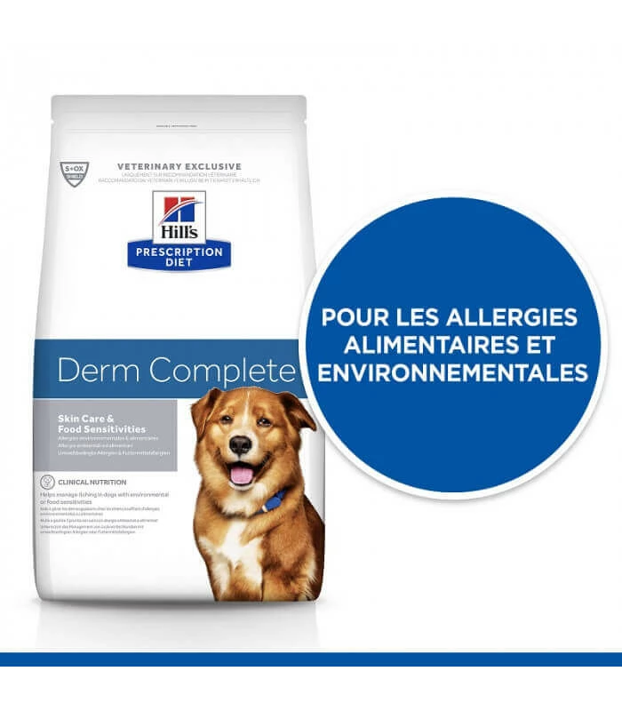 HILL'S Pet Nutrition Croquettes DERM COMPLETE Chien Sac 5 Kg - Prescription Diet 2 HILL'S Pet Nutrition Croquettes DERM COMPLETE Chien Sac 5 Kg - Prescription Diet – Image 2