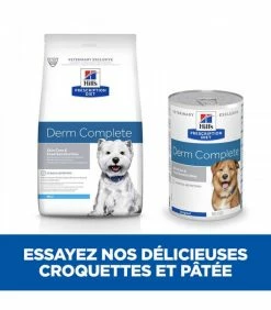 HILL'S Pet Nutrition Croquettes DERM COMPLETE MINI Chien Sac 1.5 Kg - Prescription Diet -alimentation chats boutique derm complete mini chien sac 1 kg prescription diet 6