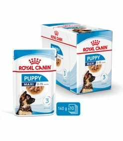 ROYAL CANIN Dog Puppy Maxi Bouchées En Sauce 10 X 140 G -alimentation chats boutique dog puppy maxi bouchees en sauce 10 x 140 g 8