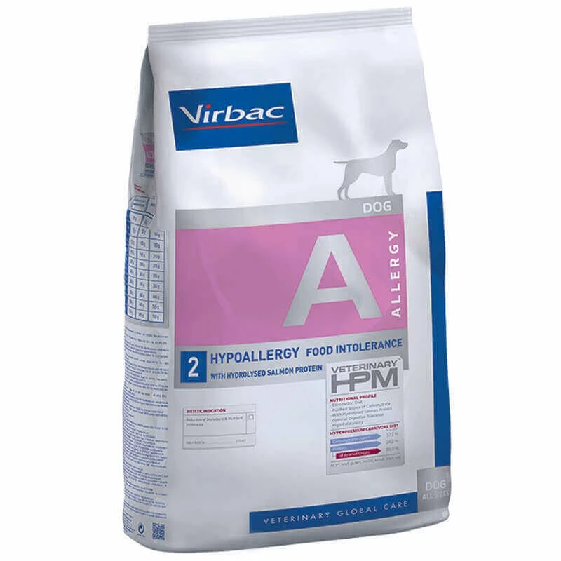 Virbac Croquettes HYPOALLERGY SAUMON Chien Sac 3 Kg - Veterinary HPM 1 Virbac Croquettes HYPOALLERGY SAUMON Chien Sac 3 Kg - Veterinary HPM