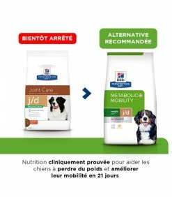 HILL'S Pet Nutrition Croquettes J/D REDUCED CALORIE POULET Chien Sac 12 Kg - Prescription Diet