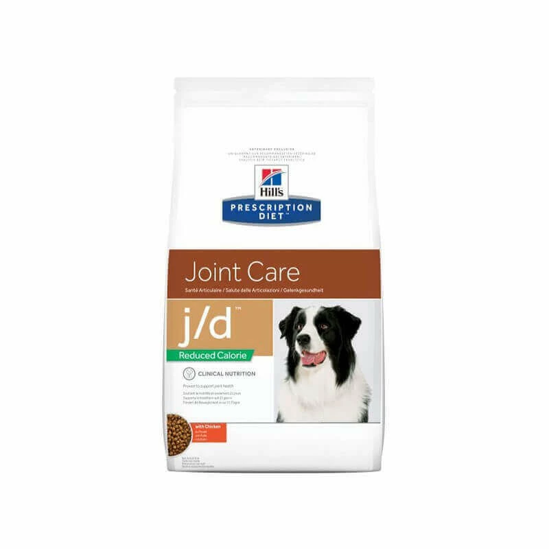 HILL'S Pet Nutrition Croquettes J/D REDUCED CALORIE POULET Chien Sac 4 Kg - Prescription Diet 2 HILL'S Pet Nutrition Croquettes J/D REDUCED CALORIE POULET Chien Sac 4 Kg - Prescription Diet – Image 2