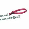 Laisse METAL FORTE ROUGE P.M Chien