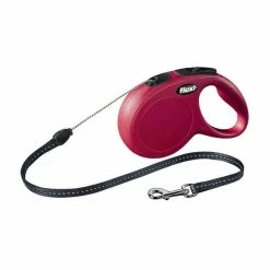 FLEXI Laisse NEW CLASSIC ROUGE T.S 5m Chien