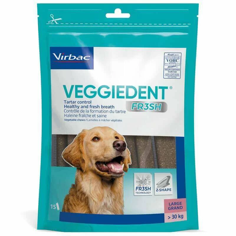 Virbac Lamelles à Mâcher VEGGIEDENT FR3SH L Chien 1 Virbac Lamelles à Mâcher VEGGIEDENT FR3SH L Chien