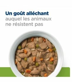 HILL'S Pet Nutrition Pâtée METABOLIC MIJOTES POULET ET LEGUMES Chien 24x156g - Prescription Diet -alimentation chats boutique metabolic mijotes poulet et legumes chien 24x156g prescription diet 11