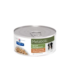 HILL'S Pet Nutrition Pâtée METABOLIC MIJOTES POULET ET LEGUMES Chien 24x156g - Prescription Diet