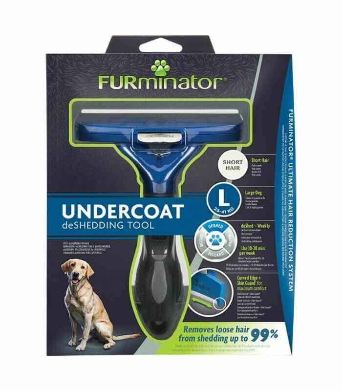 FURMINATOR Outil Anti-mue DESHEDDING LARGE POILS COURTS Chien 2 FURMINATOR Outil Anti-mue DESHEDDING LARGE POILS COURTS Chien – Image 2