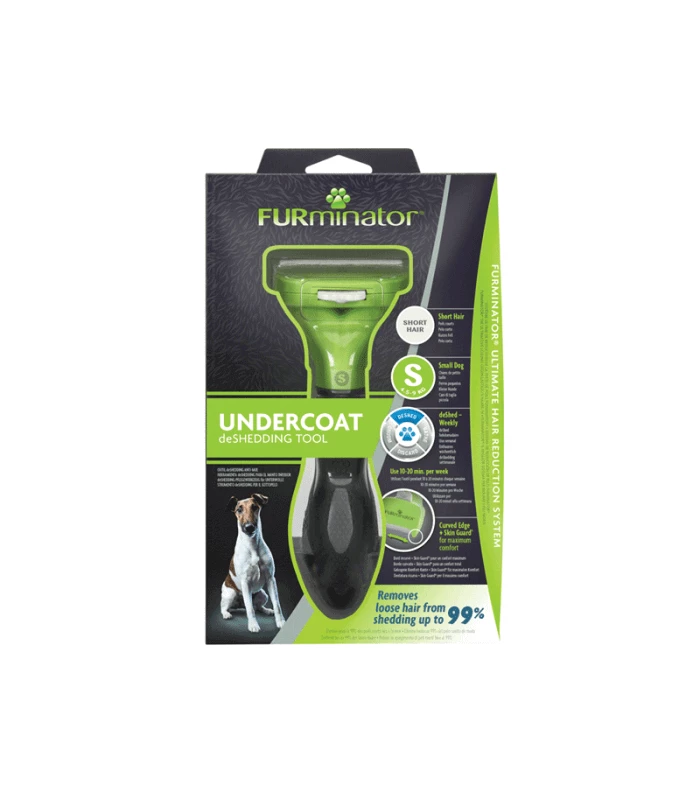 FURMINATOR Outil Anti-mue DESHEDDING SMALL POILS COURTS Chien 2 FURMINATOR Outil Anti-mue DESHEDDING SMALL POILS COURTS Chien – Image 2