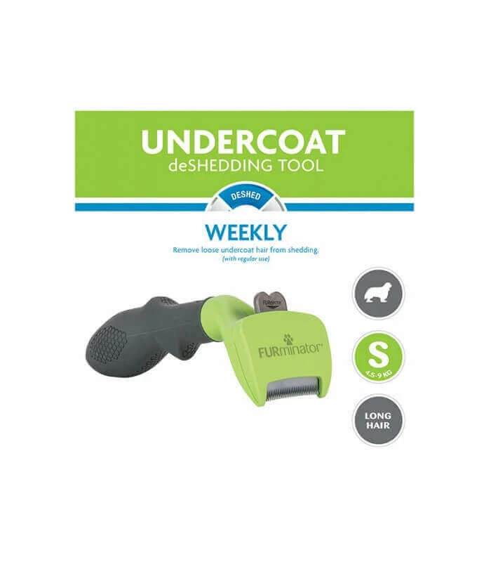 FURMINATOR Outil Anti-mue DESHEDDING SMALL POILS LONGS Chien 4 FURMINATOR Outil Anti-mue DESHEDDING SMALL POILS LONGS Chien – Image 4
