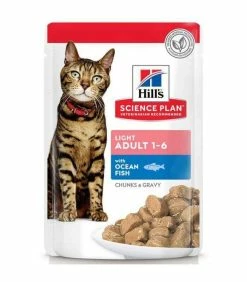 HILL'S Pet Nutrition Pâtée ADULT LIGHT PACK MIXTE Chat 12x85g - Science Plan