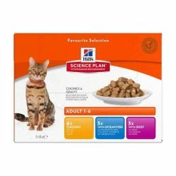 HILL'S Pet Nutrition Pâtée ADULT PACK MIXTE Chat 12x85g - Science Plan -alimentation chats boutique patee adult pack mixte chat 12x85g science plan 7
