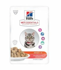 HILL'S Pet Nutrition Pâtée ADULT SAUMON Chat 12x85g - Vet Essentials