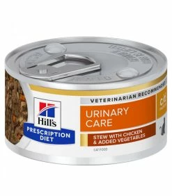 HILL'S Pet Nutrition Pâtée C/D URINARY MULTICARE MIJOTES POULET & LEGUMES Chat 24x82g - Prescription Diet -alimentation chats boutique patee cd urinary multicare mijotes poulet legumes chat 24x82g prescription diet 2