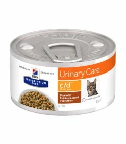 HILL'S Pet Nutrition Pâtée C/D URINARY MULTICARE MIJOTES POULET & LEGUMES Chat 24x82g - Prescription Diet
