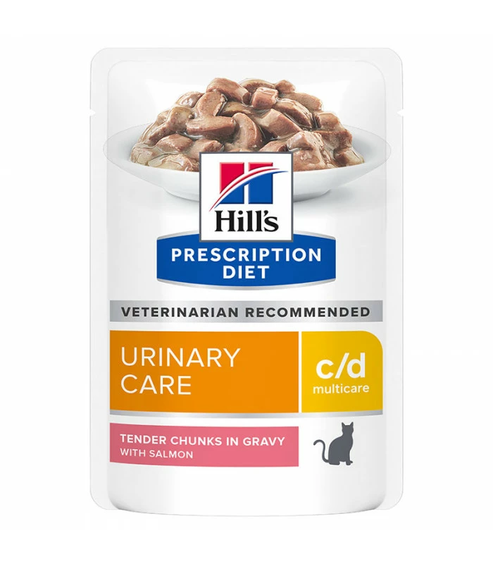 HILL'S Pet Nutrition Pâtée C/D URINARY MULTICARE SAUMON Chat 12x85g - Prescription Diet 3 HILL'S Pet Nutrition Pâtée C/D URINARY MULTICARE SAUMON Chat 12x85g - Prescription Diet – Image 3
